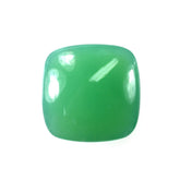 NATURAL CHRYSOPRASE LENTIL CUSHION 14MM 5.95 Cts.