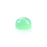 CHRYSOPRASE PLAIN ROUND CAB (AAA/MILKY) 5.00X5.00 MM 0.56 CTS
