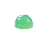 CHRYSOPRASE PLAIN ROUND CAB (AAA/MILKY/SI) 5.00X5.00 MM 0.56 CTS