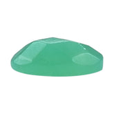 NATURAL CHRYSOPRASE CHECKER OVAL CAB 5X3MM 0.20 Cts.