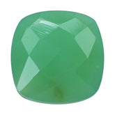 NATURAL CHRYSOPRASE IRREGULAR CUT BRIOLETTE CUSHION (H/D) 8.00MM 2.01 Cts.