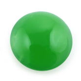 NATURAL CHRYSOPRASE LENTIL ROUND 10MM 3.33 Cts.