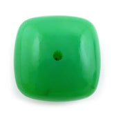 NATURAL CHRYSOPRASE LENTIL CUSHION (HALF DRILL) 14MM 13.29 Cts.