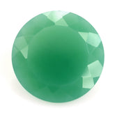 NATURAL CHRYSOPRASE CUT ROUND 14MM 6.60 Cts.