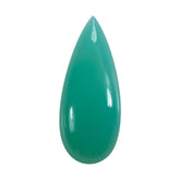 DYED CHRYSOPRASE CHALCEDONY PEAR CAB 27X11MM 12.08 Cts.