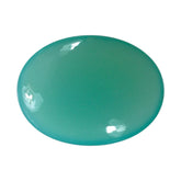 DYED CHRYSOPRASE CHALCEDONY LENTIL OVAL 16X12MM 6.38 Cts.