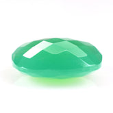 DYED CHRYSOPRASE CHALCEDONY BRIOLETTE CUSHION 16MM 11.28 Cts.
