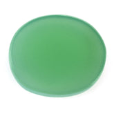 DYED CHRYSOPRASE CHALCEDONY PLAIN IRREGULAR OVAL PLATES 18.50X16MM 9.95 Cts.