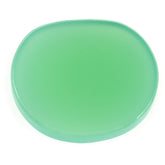 DYED CHRYSOPRASE CHALCEDONY PLAIN IRREGULAR OVAL PLATES 18.50X15.50MM 9.4 Cts.