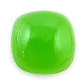 DYED CHRYSOPRASE CHALCEDONY CUSHION CAB 10MM 3.53 Cts.
