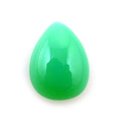 DYED CHRYSOPRASE CHALCEDONY PEAR CAB 8X6MM 1.05 Cts.