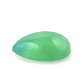 DYED CHRYSOPRASE CHALCEDONY PEAR CAB 8X6MM 1.00 Cts.