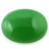 DYED CHRYSOPRASE CHALCEDONY OVAL CAB 16X12MM 7.70 Cts.
