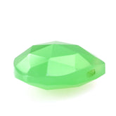 DYED CHRYSOPRASE CHALCEDONY ROSE CUT BRIOLETTE HEART 10MM 2.65 Cts.