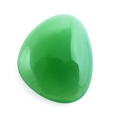 DYED CHRYSOPRASE CHALCEDONY IRREGULAR PEAR CAB 11.50X9.50MM 2.30 Cts.