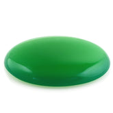DYED CHRYSOPRASE CHALCEDONY OVAL CAB 30X25MM 29.90 Cts.