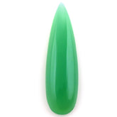 DYED CHRYSOPRASE CHALCEDONY PEAR CAB 25X7MM 4.95 Cts.