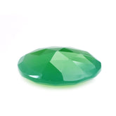 CHRYSOPRASE CHALCEDONY ROSE CUT BRIOLETTE ROUND 12MM 3.66 Cts.