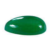 DYED CHRYSOPRASE CHALCEDONY PEAR CAB 18X16MM 12.69 Cts.