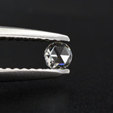 WHITE DIAMOND ROSE CUT ROUND CAB 2.80MM 0.07 Cts.