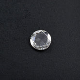 WHITE DIAMOND ROSE CUT ROUND CAB 3.50MM 0.12 Cts.