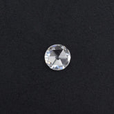 WHITE DIAMOND ROSE CUT ROUND CAB 3.50MM 0.12 Cts.