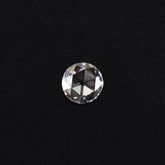 WHITE DIAMOND ROSE CUT ROUND CAB 3.20MM 0.08 Cts.