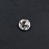 WHITE DIAMOND ROSE CUT ROUND CAB 3.20MM 0.08 Cts.