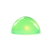 DYED MINT GREEN CHALCEDONY PLAIN TRILLION CAB 10X10MM 3.30 Cts.