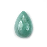 EMERALD PLAIN CAB PEAR (MEDIUM/WITH SOME BLACK SPOTS) 9.50X6.50 MM 1.65 Cts.