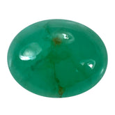 EMERALD OVAL CAB 11X9MM 3.43 Cts.