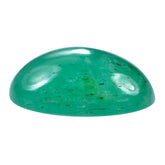 EMERALD OVAL CAB 14X11MM 6.38 Cts.