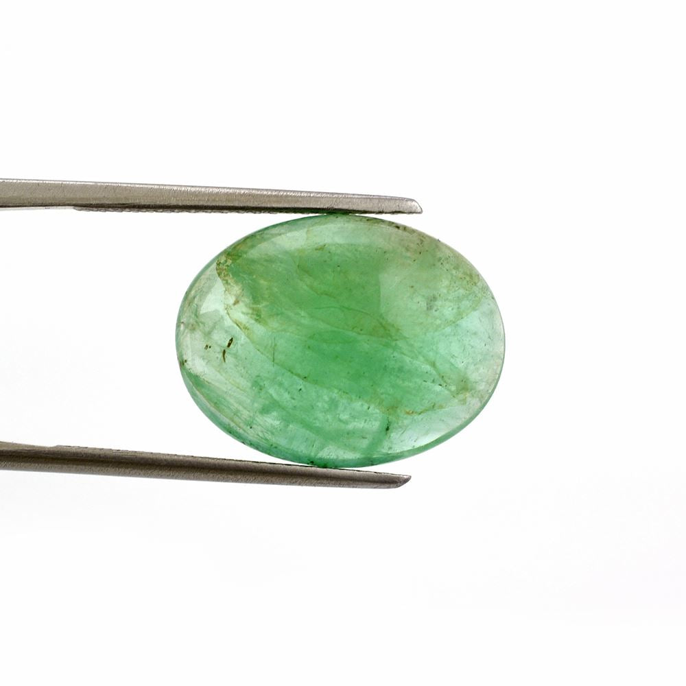 EMERALD OVAL CAB 17.50X13.50MM 9.41 Cts.