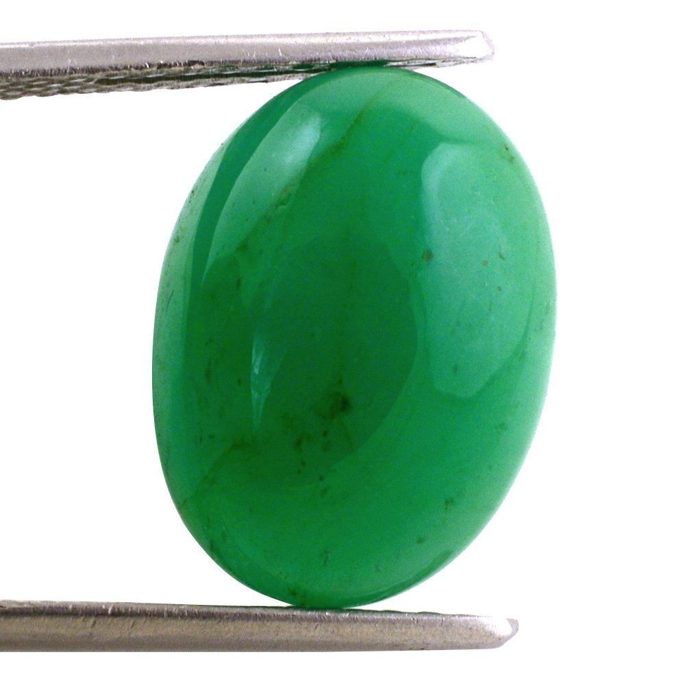 EMERALD OVAL CAB 15.50X11.50MM 7.65 Cts.
