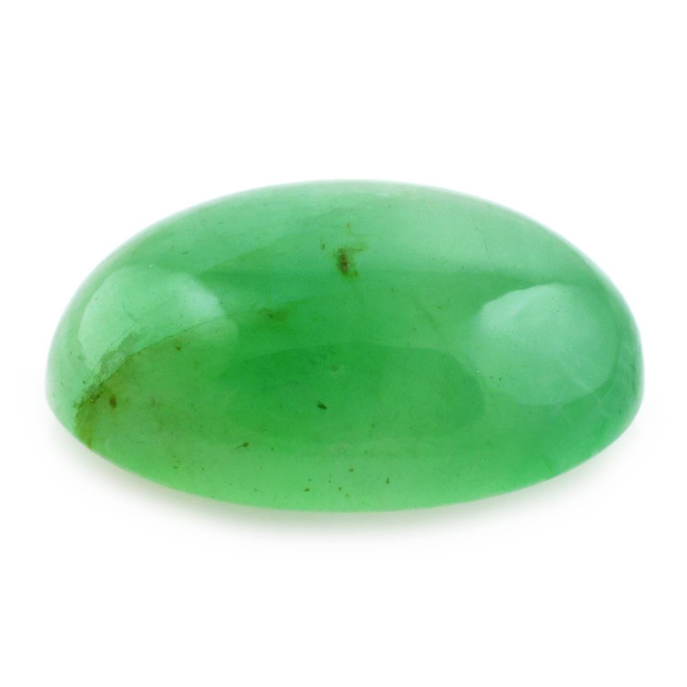 EMERALD OVAL CAB 18X13MM 12.40 Cts.