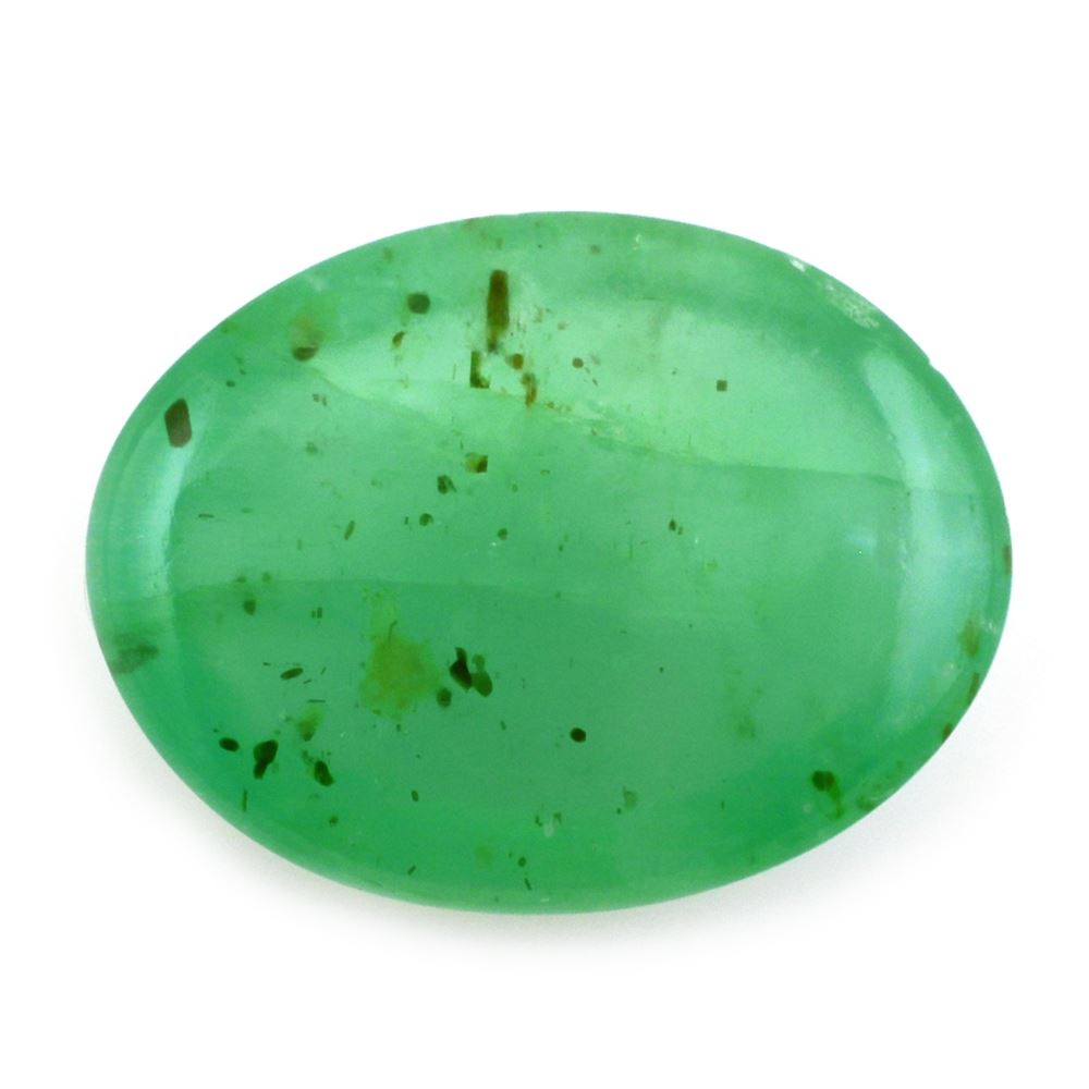EMERALD OVAL CAB 14.50X11MM 6.50 Cts.