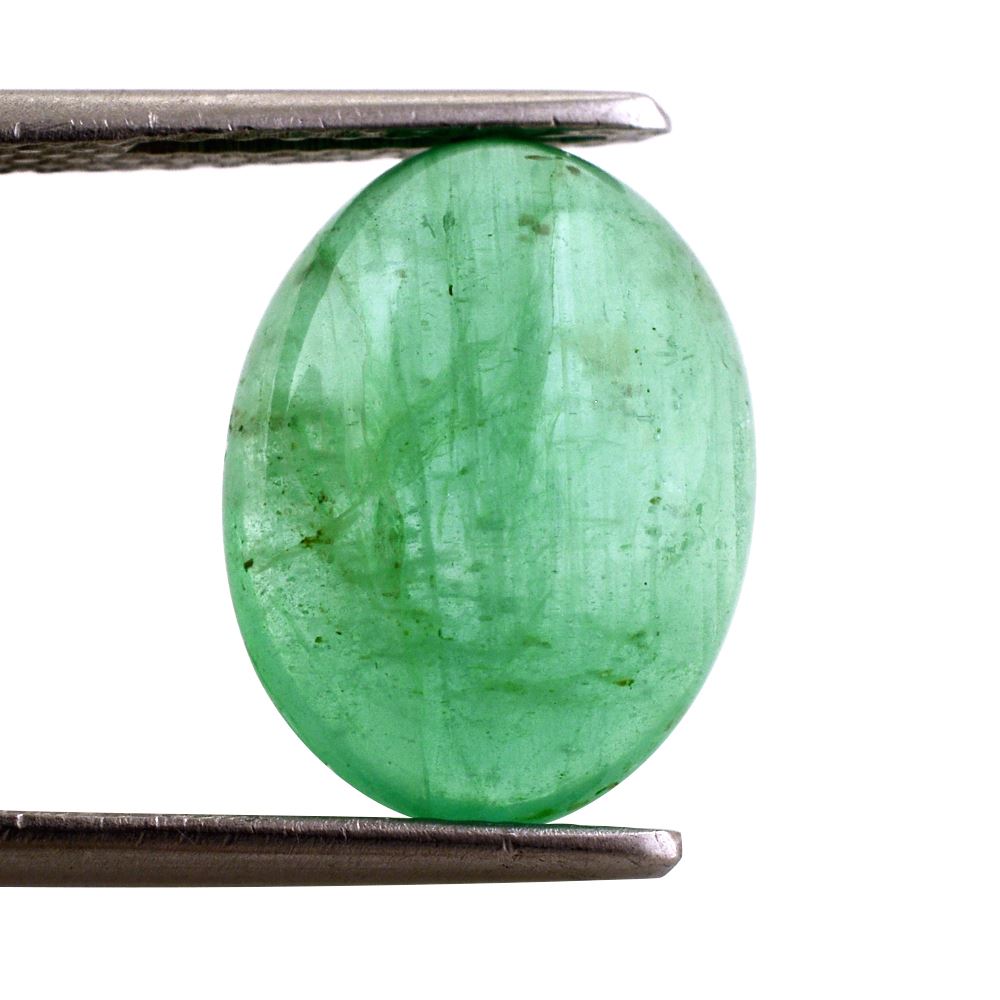 EMERALD OVAL CAB 14.50X11MM 6.50 Cts.