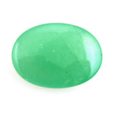 EMERALD OVAL CAB 14X10MM 5.37 Cts.