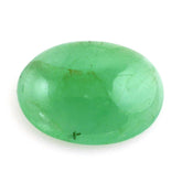 EMERALD OVAL CAB 15X11MM 5.68 Cts.