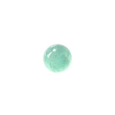 EMERALD PLAIN ROUND CAB (LITE) (SOME BLACK WHITE SPOTS) 3.00MM 0.15 Cts.