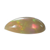 ETHIOPIAN OPAL (YELLOW BASE YELLOW POWER ) (MILKY) PLAIN PEAR CAB 10.00X7.00MM 1.03 Cts.
