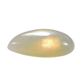 ETHIOPIAN OPAL (VERY LIGHT POPWER) (TRANSPARENT) PLAIN PEAR CAB 10.00X7.00MM 1.01 Cts.