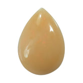 ETHIOPIAN OPAL (MILKY) (ORANGE) PLAIN PEAR CAB 10.00X7.00MM 0.99 Cts.