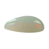 ETHIOPIAN OPAL (VERY MILKY) (FEW POWER) PLAIN PEAR CAB 10.00X7.00MM 1.00 Cts.