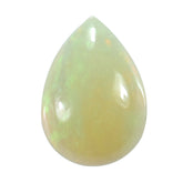 ETHIOPIAN OPAL (MILKY POWER) (YELLOW) PLAIN PEAR CAB 10.00X7.00MM 1.08 Cts.