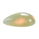 ETHIOPIAN OPAL (MILKY POWER) (YELLOW) PLAIN PEAR CAB 10.00X7.00MM 1.08 Cts.