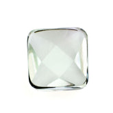 GREEN AMETHYST STAR CUT SQUARE CAB 7.50MM 2.34 Cts.
