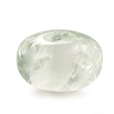 GREEN AMETHYST ORGANIC ROUND BEADS (SI/HI) (DES#155) 14MM 9.92 Cts.