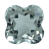GREEN AMETHYST CUT CLOVER (C-1) 4MM (THICKNESS:-3.00-3.40MM) 0.38 Cts.