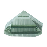 GREEN AMEHTYST CONCAVE CUT SQUARE (DES#48) 12MM 6.95 Cts.